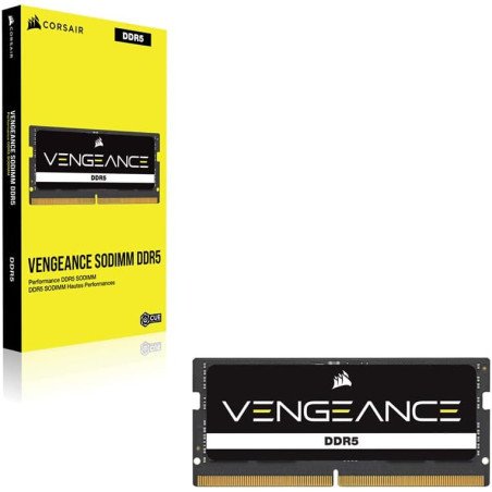Memoria RAM SODIMM DDR5 Corsair Vengeance 24GB 4800MT/s 1.1V CMSX24GX5M1A4800C40