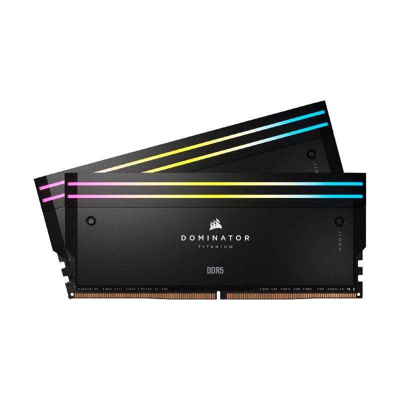 Memoria RAM DIMM DDR5 Corsair Dominator Titanium 64GB 6400MHz (2x32GB) Negra