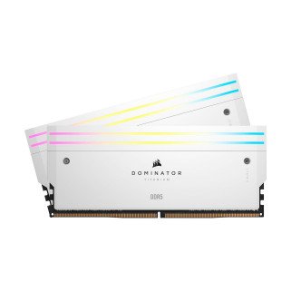 Memoria RAM DIMM DDR5 Corsair Dominator Titanium 32GB 7000MHz (2x16GB) CL34 Blanca