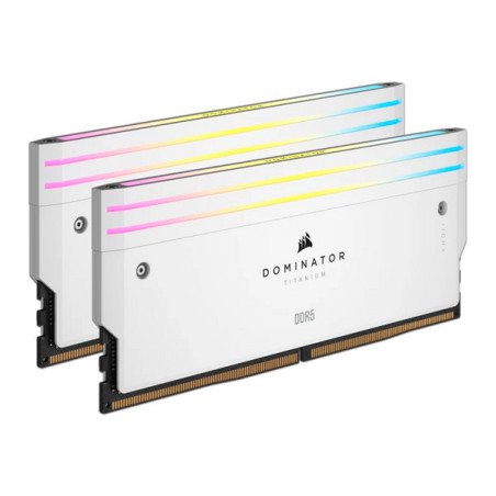 Memoria RAM DIMM DDR5 Corsair Dominator Titanium 32GB 6000MHz (2x16GB) CL30 Blanca