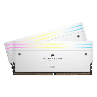 Memoria RAM DIMM DDR5 Corsair Dominator Titanium 32GB 6000MHz (2x16GB) CL30 Blanca