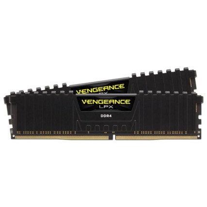 Memoria RAM Corsair Vengeance LPX DDR4 32GB 2400MHz (2x16GB) Negra