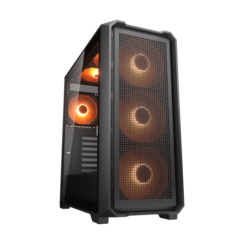 Gabinete Gamer COUGAR MX600 Air Pro Mid Tower E-ATX/ATX/Micro-ATX/Mini-ITX ARGB Negro