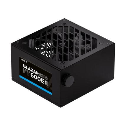 Fuente de Poder ACTECK Blazar EVO FT600E 600W ATX, Ventilador 120mm, Negra
