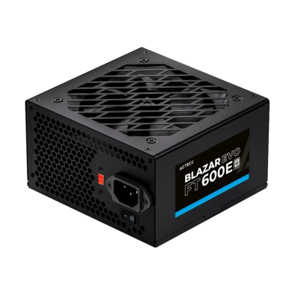 Fuente de Poder ACTECK Blazar EVO FT600E 600W ATX, Ventilador 120mm, Negra