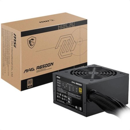 Fuente de Poder MSI MAG A650GN II 650W 80 PLUS Gold