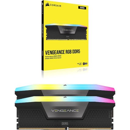 Memoria RAM Corsair Vengeance DDR5 48GB (2x24GB) 6000MT/s Negra