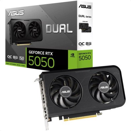Tarjeta de Video ASUS Dual GeForce RTX 5050 8GB GDDR6 PCIe 5.0