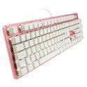 Teclado Mecánico Gamer Game Factor KBG400 Rosa, Switch KRED Blue, USB Teclado Mecánico Gamer Game Factor KBG400 Rosa, Switch KRED Blue, USB