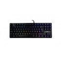 Teclado Mecánico Gamer Game Factor KBG500-RD TKL RGB, Switch Red, USB, Negro