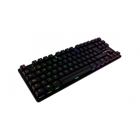 Teclado Mecánico Gamer Game Factor KBG500-RD TKL RGB, Switch Red, USB, Negro