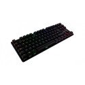 Teclado Mecánico Gamer Game Factor KBG500-RD TKL RGB, Switch Red, USB, Negro