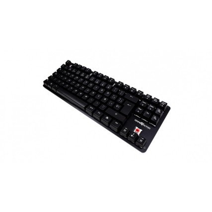 Teclado Mecánico Gamer Game Factor KBG500-RD TKL RGB, Switch Red, USB, Negro