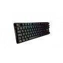 Teclado Mecánico Gamer Game Factor KBG500-RD TKL RGB, Switch Red, USB, Negro