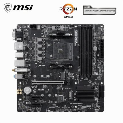Tarjeta Madre MSI PRO B550M-P WIFI6E AM4 DDR4