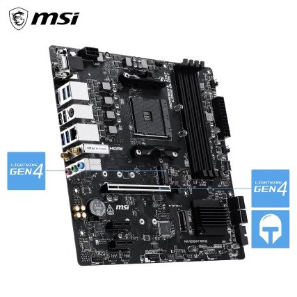 Tarjeta Madre MSI PRO B550M-P WIFI6E AM4 DDR4