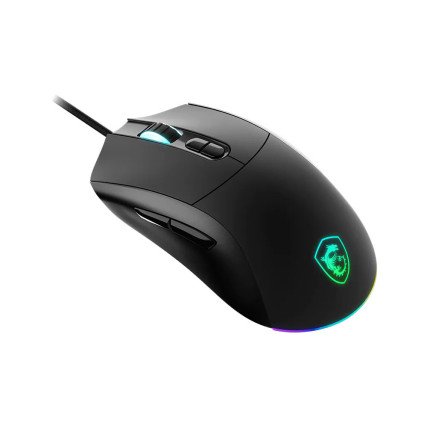 Mouse Gaming MSI Forge GM320 Negro RGB 12800 DPI 7 Botones USB