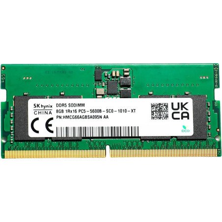 Memoria RAM SK Hynix SODIMM DDR5 8GB 5600MHz para Laptop (Sin caja)