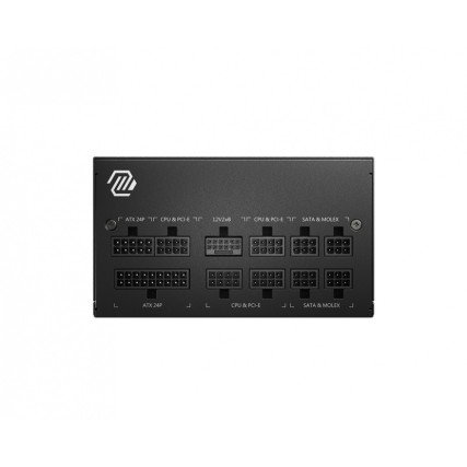 Fuente de Poder MSI 850W 80 Plus Gold ATX Modular Negra