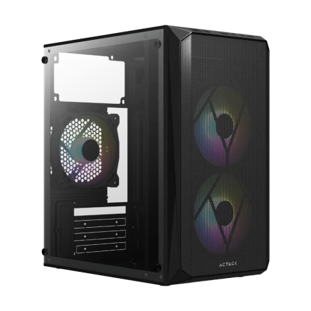 Gabinete Acteck Doom GI630 Micro Torre Negro