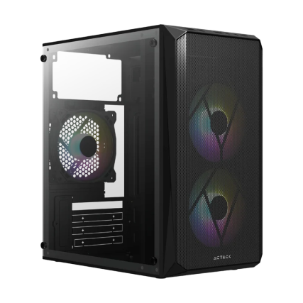 Gabinete Acteck Doom GI630 Micro Torre Negro