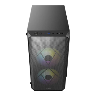 Gabinete Acteck Doom GI630 Micro Torre Negro