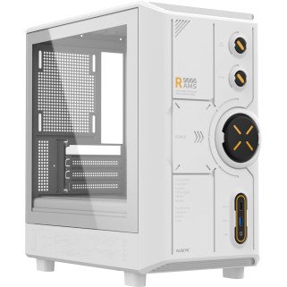 Gabinete ALSEYE RAMS 2.0 ATX/ITX con Cristal Templado Blanco