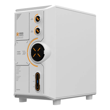 Gabinete ALSEYE RAMS 2.0 ATX/ITX con Cristal Templado Blanco