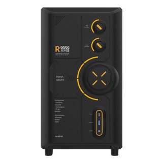 Gabinete ALSEYE RAMS 2.0 ATX/ITX con Cristal Templado Negro