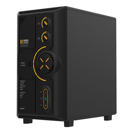 Gabinete ALSEYE RAMS 2.0 ATX/ITX con Cristal Templado Negro
