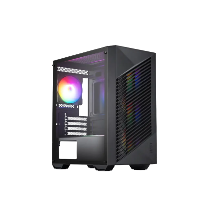 Gabinete MSI PRO FORGE M050A Micro-ATX / Mini-ITX con RGB Negro
