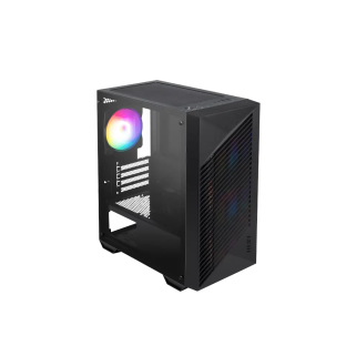 Gabinete MSI PRO FORGE M050A Micro-ATX / Mini-ITX con RGB Negro