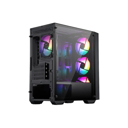 Gabinete MSI PRO FORGE M050A Micro-ATX / Mini-ITX con RGB Negro