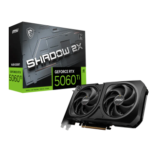 Tarjeta de Video MSI GeForce RTX 5060 Ti Shadow 2X OC Plus 16GB GDDR7