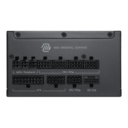Fuente de Poder MSI MAG A1000PLS PCIe 5 1000W 80 Plus Platinum Full Modular