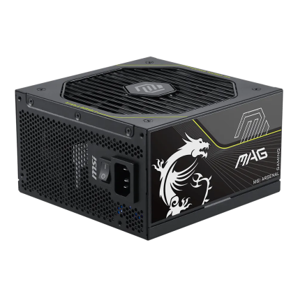 Fuente de Poder MSI MAG A1000PLS PCIe 5 1000W 80 Plus Platinum Full Modular