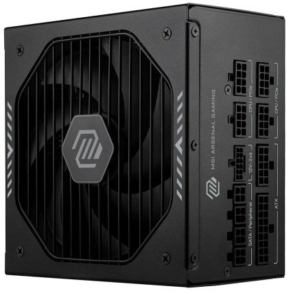 Fuente de Poder MSI MAG A1200PLS PCIe 5 1200W 80 Plus Platinum Full Modular