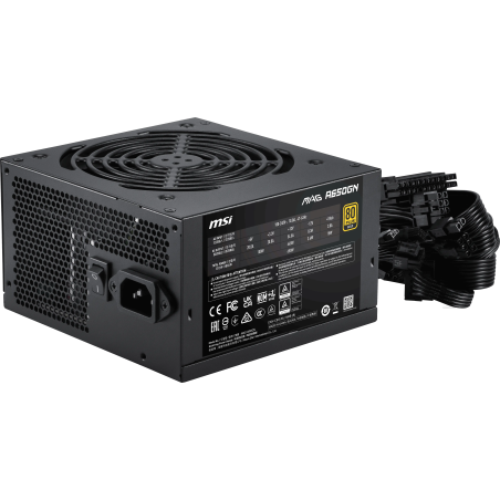 Fuente de Poder MSI MAG A650GN II 650W 80 Plus Gold PFC Activo