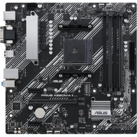 Tarjeta Madre ASUS Prime A520M-A II/CSM AM4 DDR4 M.2 HDMI DisplayPort