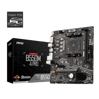 Tarjeta Madre MSI B550M-A PRO AM4 Micro-ATX DDR4