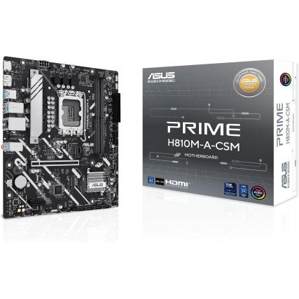 Tarjeta Madre ASUS Prime H810M-A-CSM LGA 1851 Micro-ATX DDR5