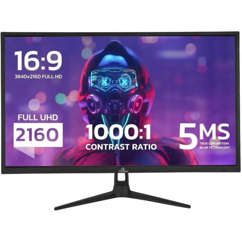 Monitor Gamer Yeyian 27" 4K UHD IPS 60Hz, 5ms, HDMI y 2 DisplayPort