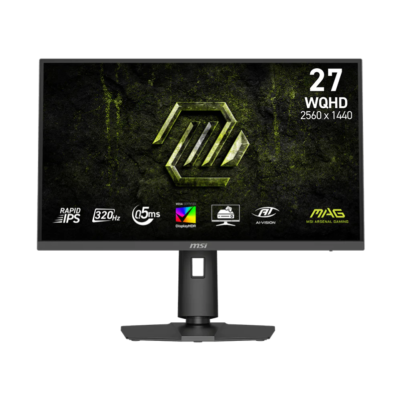 Monitor Gaming MSI  27" WQHD Rapid IPS 320Hz 0.5ms (MAG 274QPF X32)