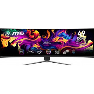 Monitor Gaming MSI 49" DQHD Curvo 144Hz 0.03ms (MPG 491CQPX QD-OLED)