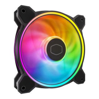Ventilador para Gabinete Cooler Master MasterFan MF120 Halo 120 mm Black (MFL-B2DN-21NP2-R2)