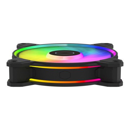 Ventilador para Gabinete Cooler Master MasterFan MF120 Halo 120 mm Black (MFL-B2DN-21NP2-R2)