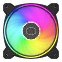 Ventilador para Gabinete Cooler Master MasterFan MF120 Halo 120 mm Black (MFL-B2DN-21NP2-R2)