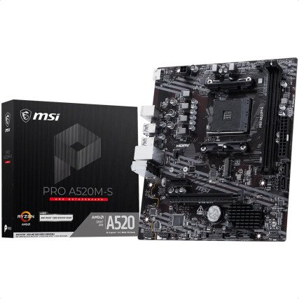 Tarjeta Madre MSI PRO A520M-S AM4 Micro-ATX DDR4