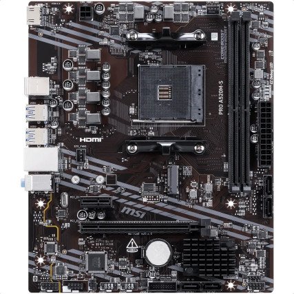 Tarjeta Madre MSI PRO A520M-S AM4 Micro-ATX DDR4
