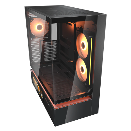 Gabinete Cougar CFV235 Vision Mid Tower Black (CGR-2DA4B-V)